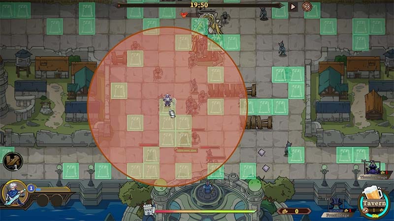 Follower upgrade interface showing progression paths and unit roles