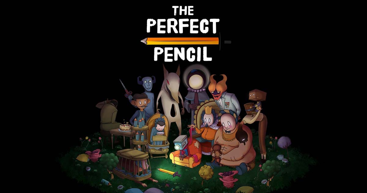 The Perfect Pencil keyart work and game logo