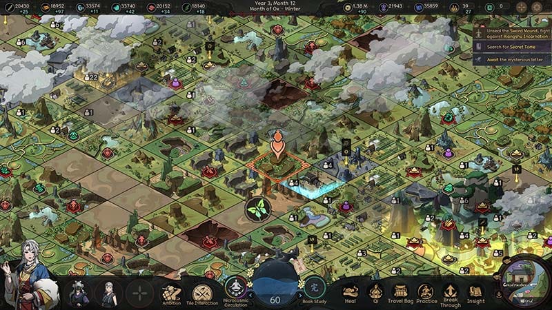 Combat encounter in martial arts style battle in ancient Chinese setting