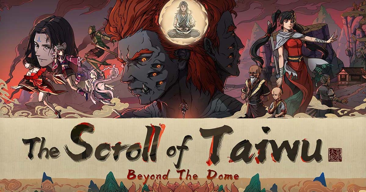 Promotional artwork showing Taiwu clan heir in mythological ancient China