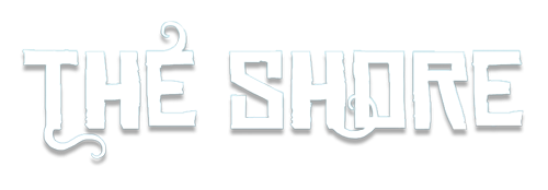 The Shore logo presented as a minimalist horror title design