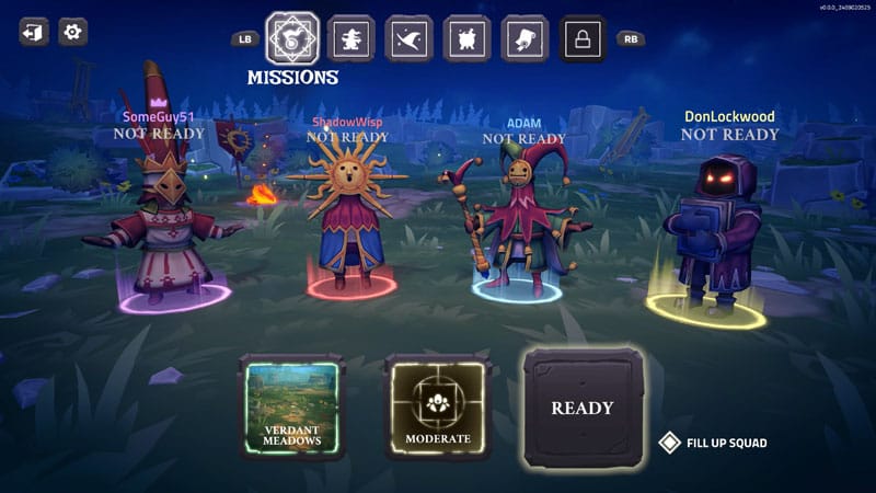 Gameplay view of a wizard casting spells in a top-down combat arena