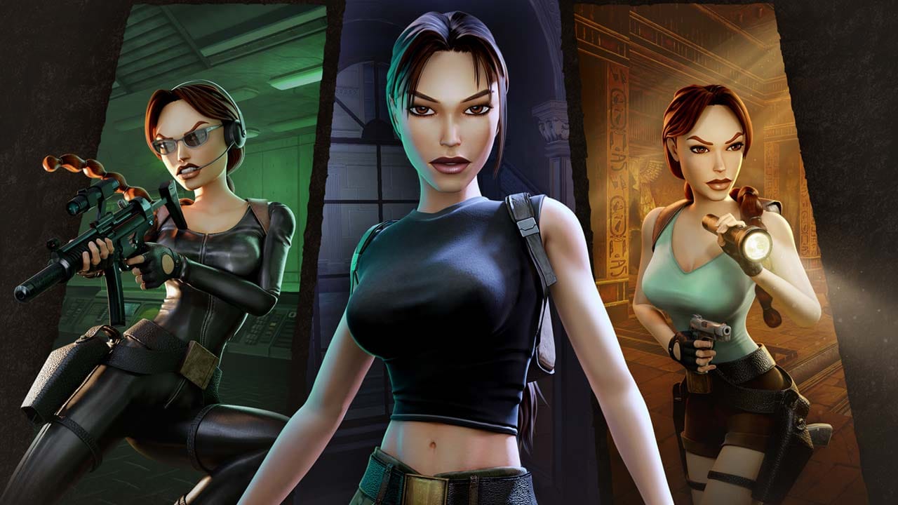 Ancient tomb corridors and city streets representing Tomb Raider IV–VI Remastered environments
