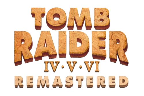 Tomb Raider IV–VI Remastered title logo for the Darkness Trilogy collection