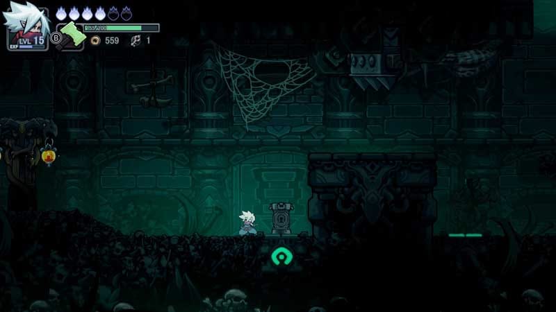 Early gameplay encounter showing basic movement and combat mechanics