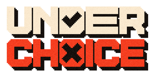 Underchoice title logo representing a bunker survival roguelike deckbuilding game