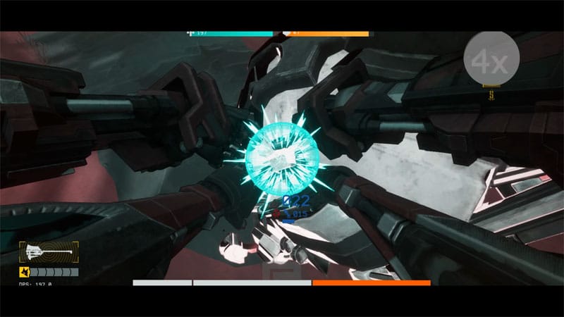 Custom build loadout screen in UNYIELDER roguelite FPS