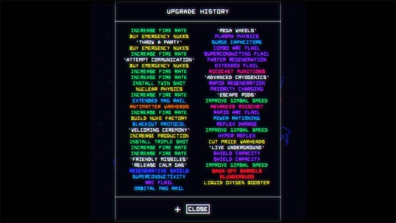 Gameplay view showing an urban defense scene with incoming alien attackers
