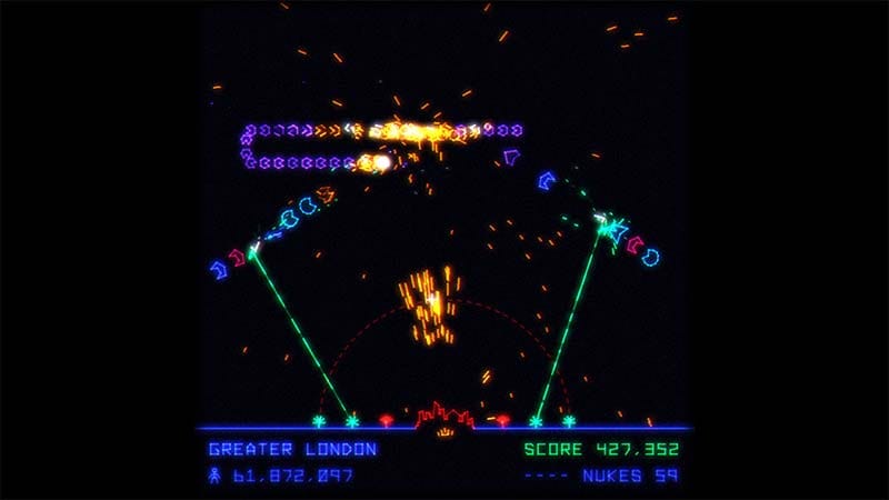 Interface screen displaying defensive upgrades and gameplay information