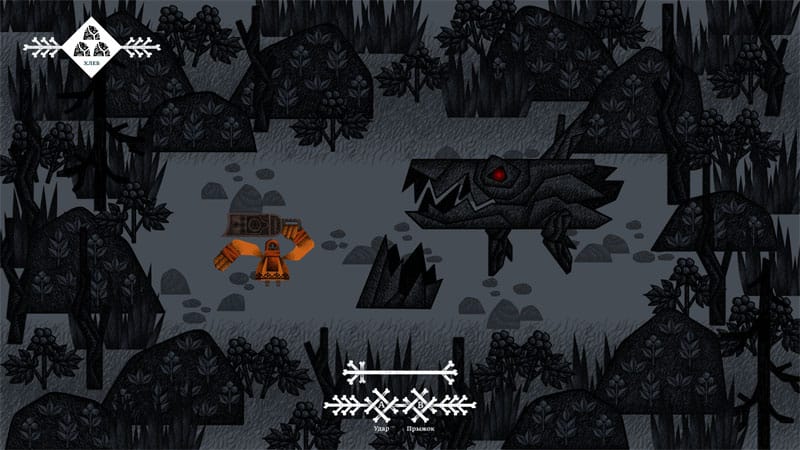 Character traversal across a stylized 2D platforming environment