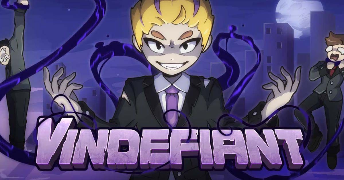 Promotional art showing a character using tendril powers amid chaotic destruction