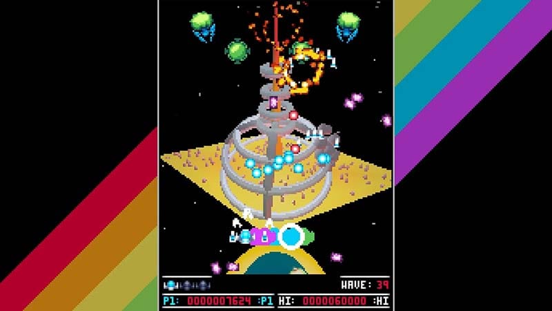 Combat scene showing characters fighting enemies in a microscopic environment