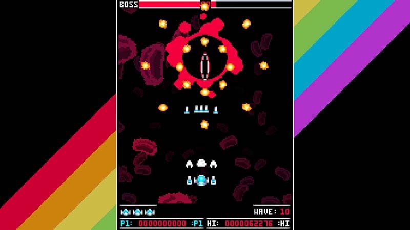 Close-up gameplay scene showing characters attacking enemies with special abilities
