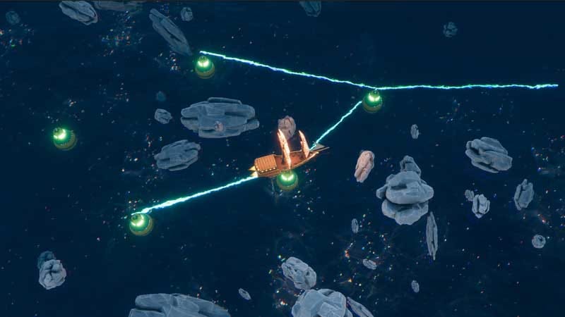 2D narrative choice node screen with branching story decisions