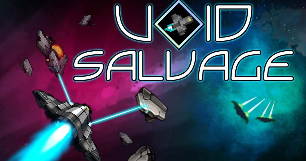 Promotional artwork showing a customizable spaceship in hostile space