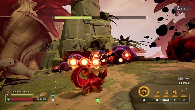 Comparison of different creature evolution paths and builds