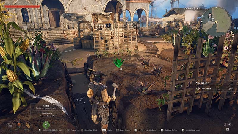 Interface screen showing player stats, health, and ship status