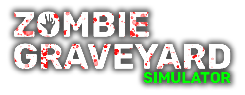 Zombie Graveyard Simulator official game logo