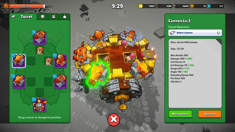 Driving and shooting mechanics in active combat