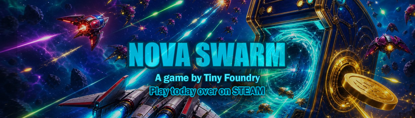 Nova Swarm Game on Banner