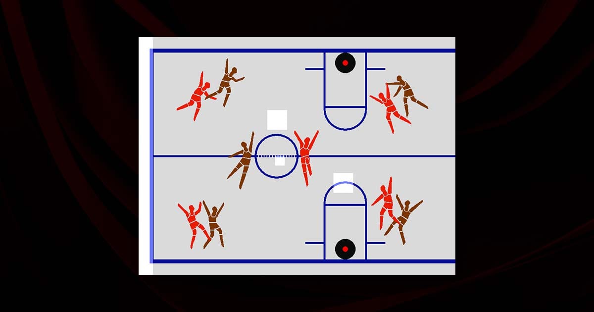 Gameplay of Magnavox Odyssey basketball video game 1973 with dual paddles and court overlay in action