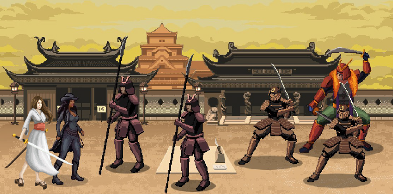 Samurai-Gunslinger game
